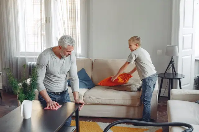 Cleaning of your apartment upon moving out