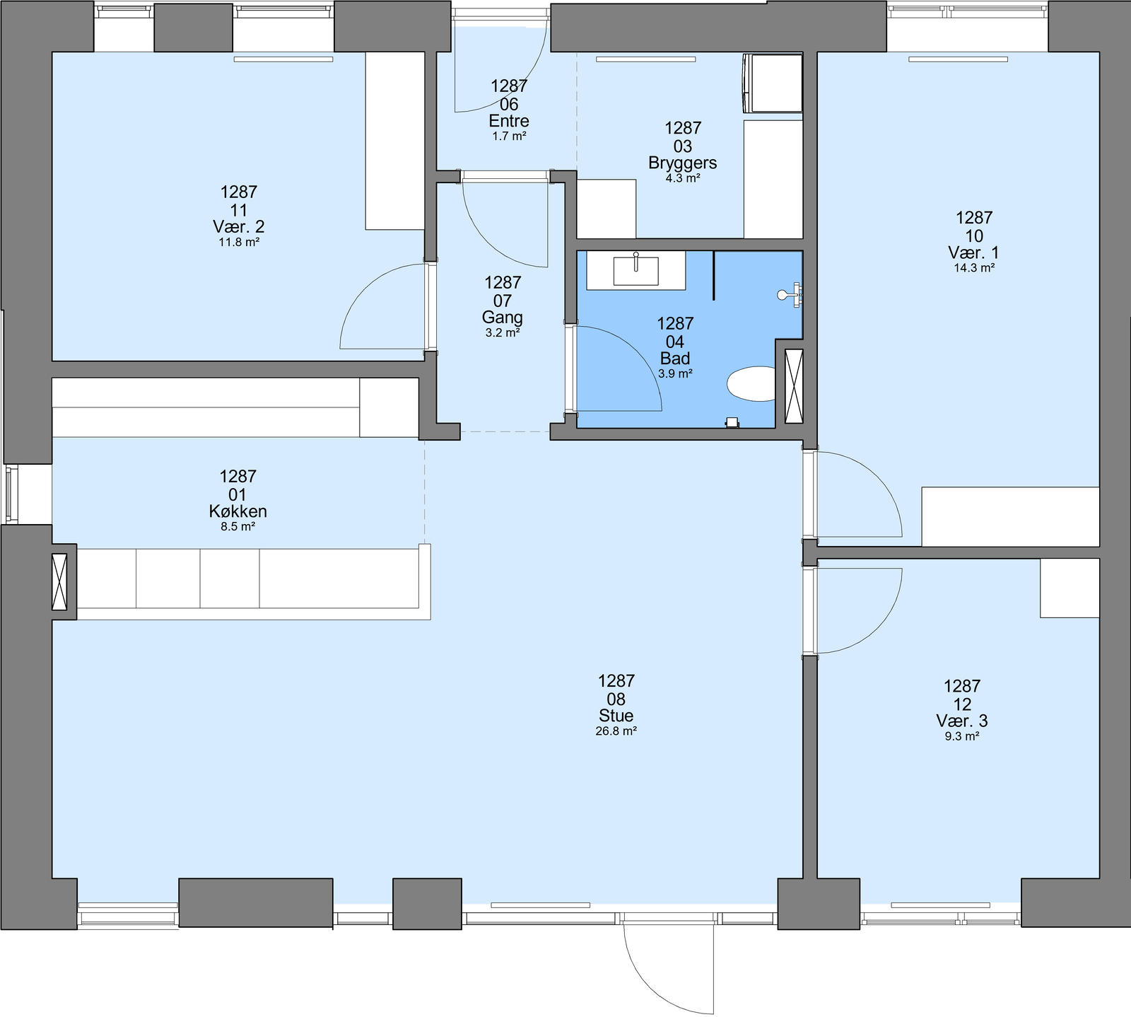 Visual presentation of the listing