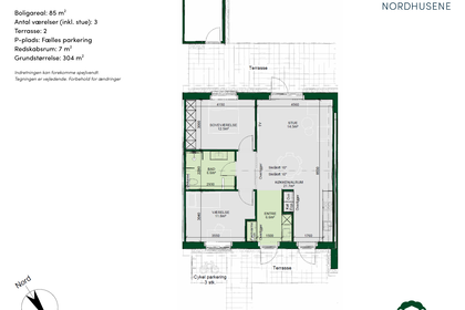 Visual presentation of the listing