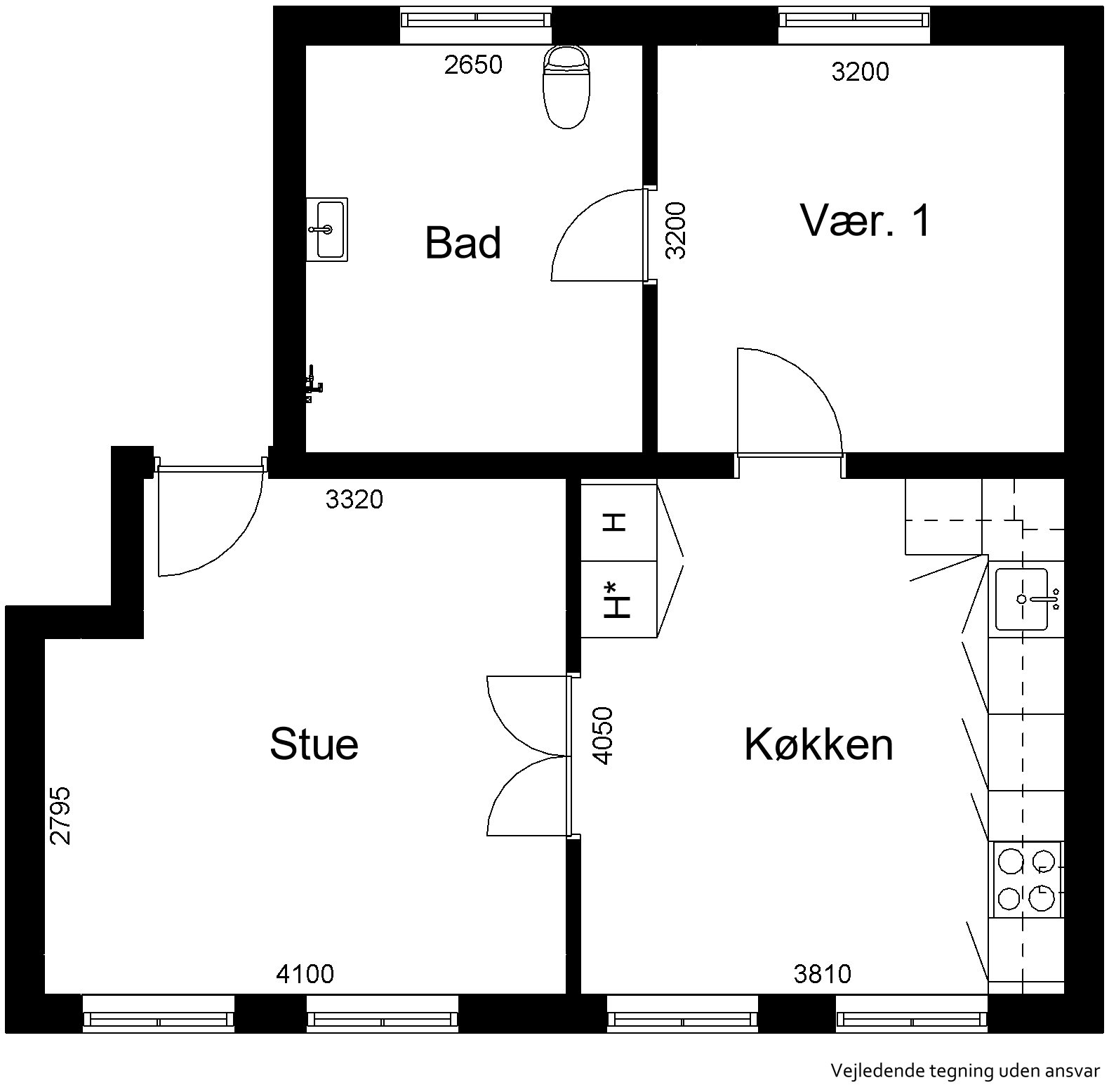 apartment Lejlighed på Sønderport 16 1