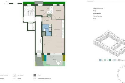 Visual presentation of the listing