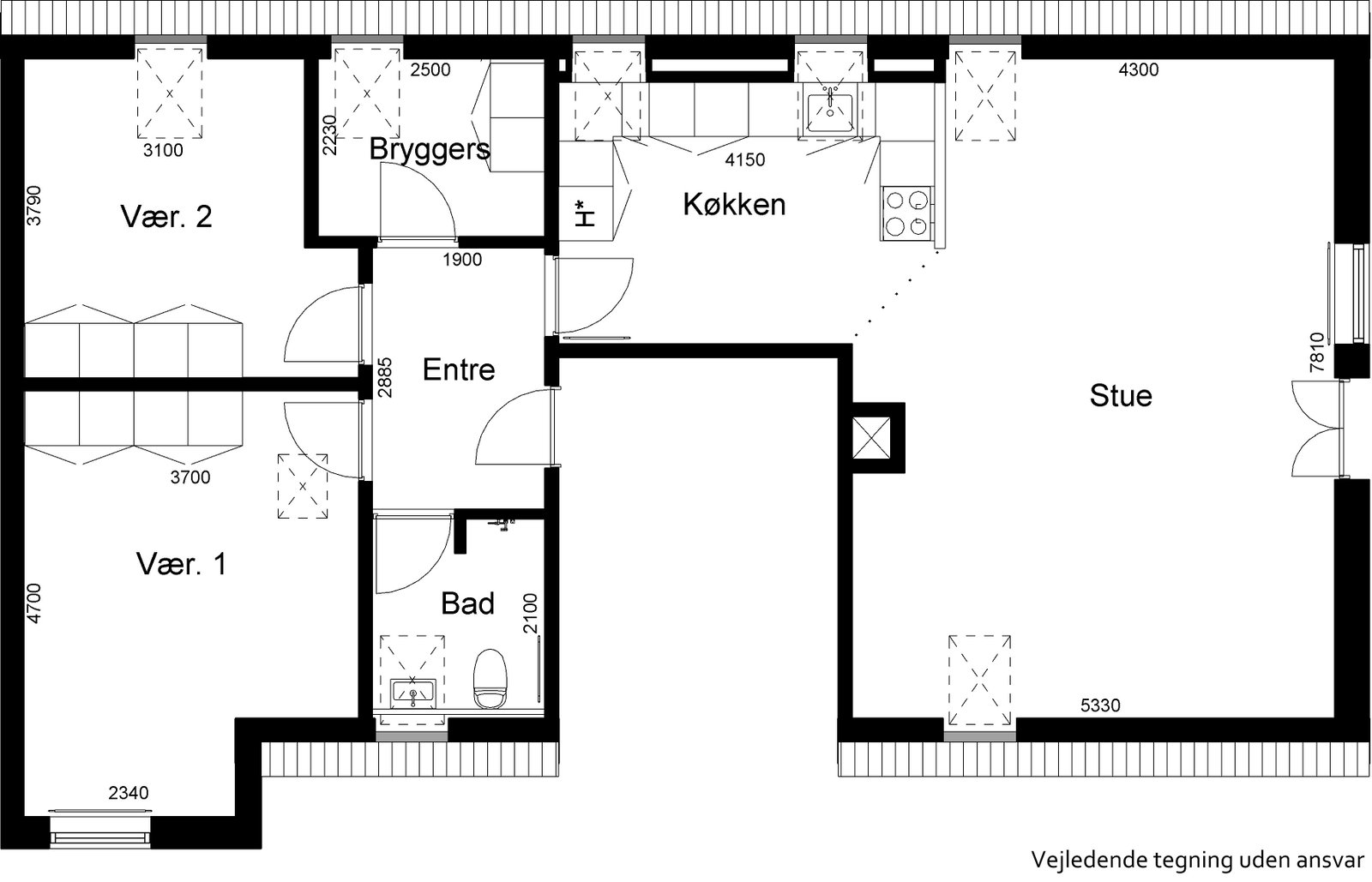 Visual presentation of the listing
