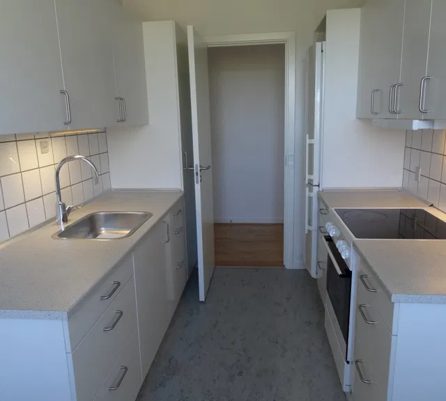 apartment Lys lejlighed med altan og moderne faciliteter