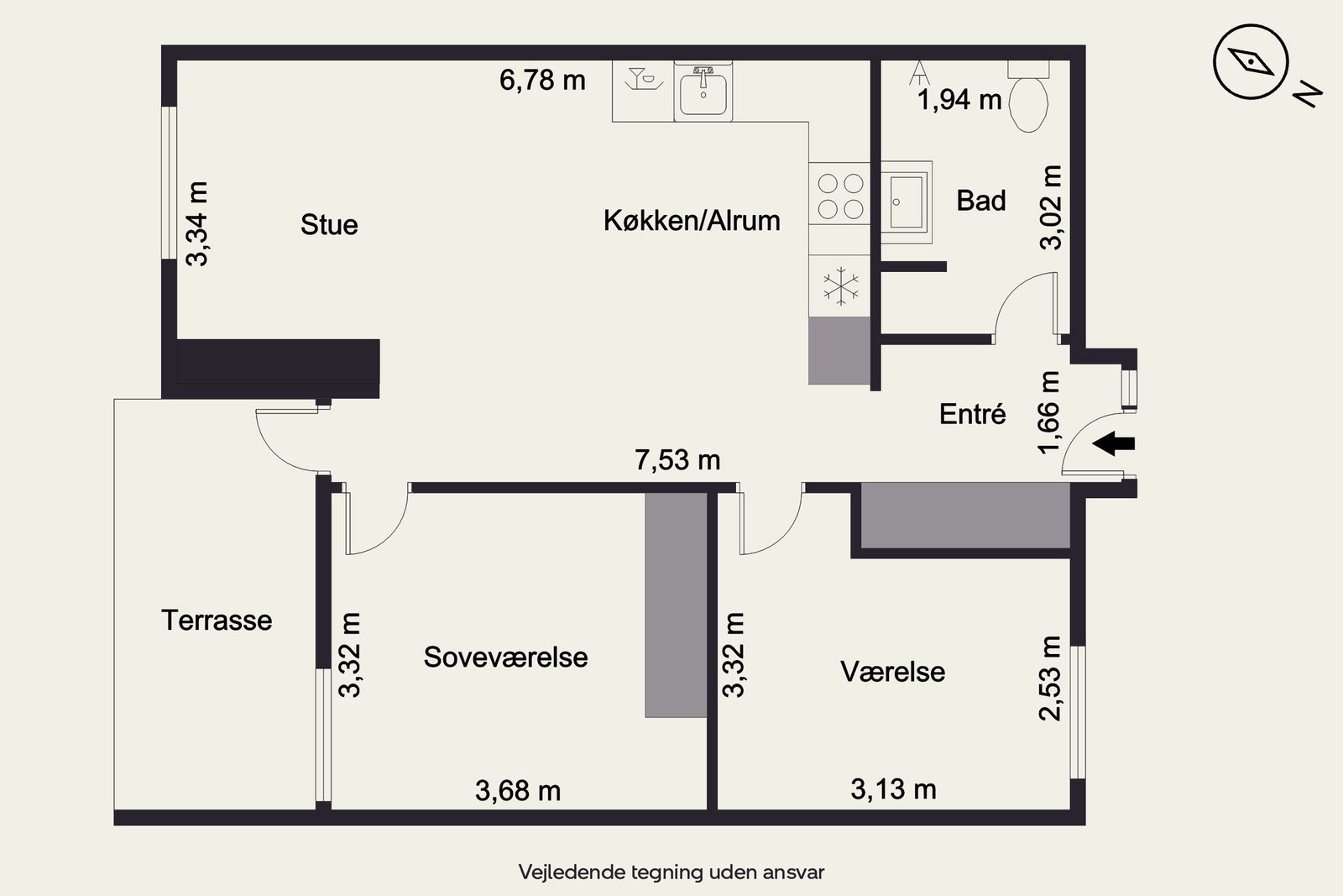 Visual presentation of the listing