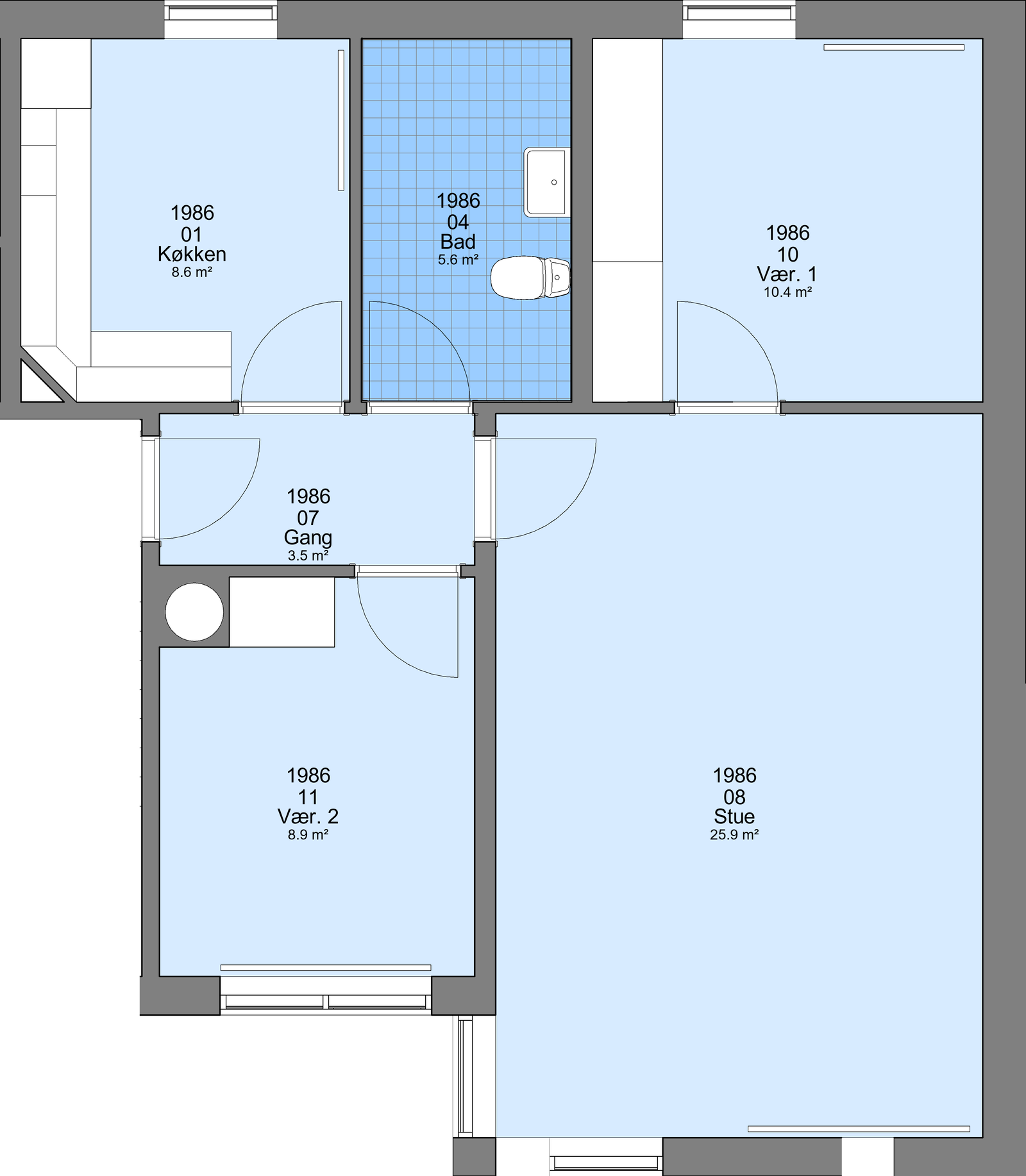 Visual presentation of the listing