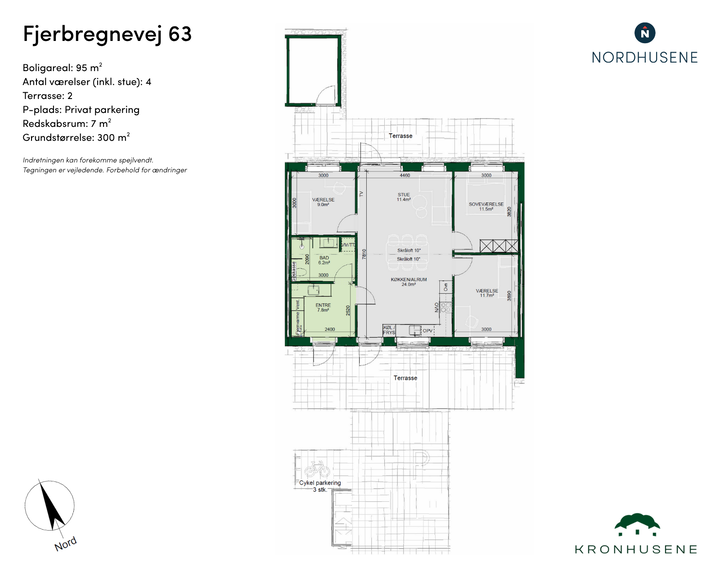 Bright and modern terraced house with 4 rooms in Odense NV - Fjerbregnevej, Odense NV - 0