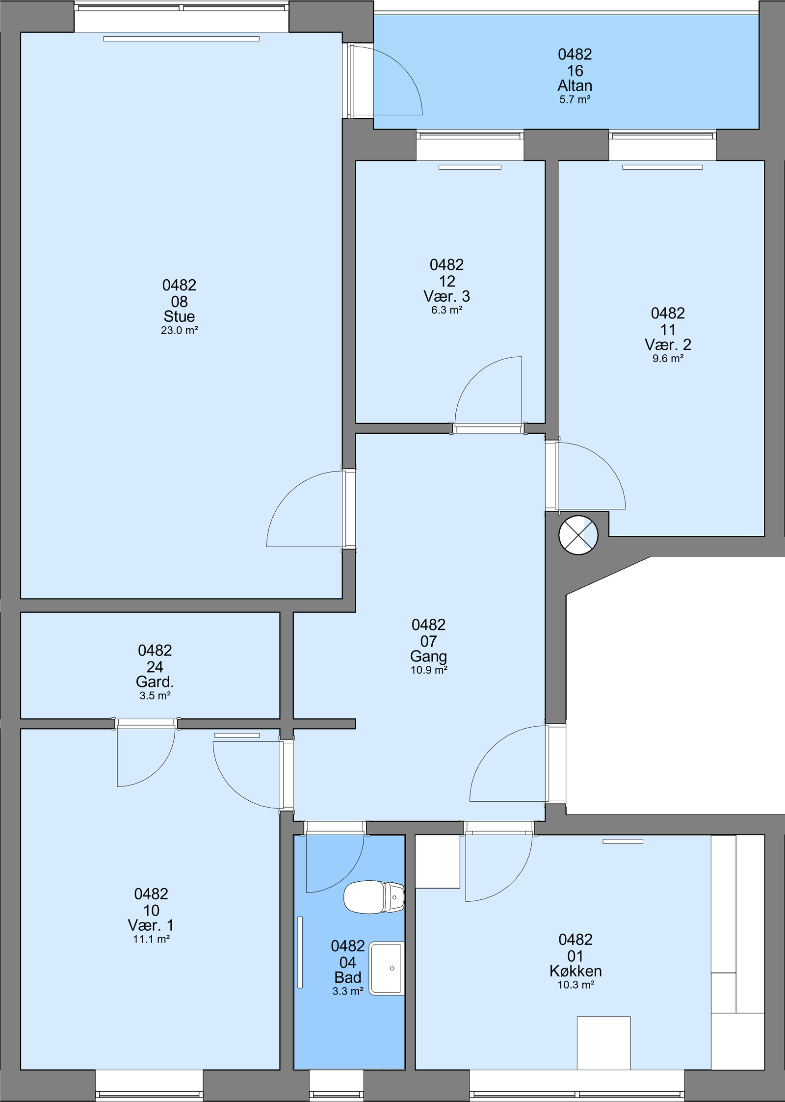 Visual presentation of the listing
