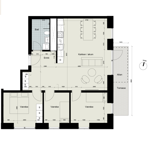 Visual presentation of the listing