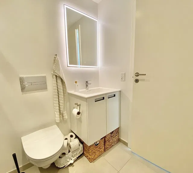 apartment Newly Built 2-Room Apartment with Balcony and Shared Rooftop Terrace