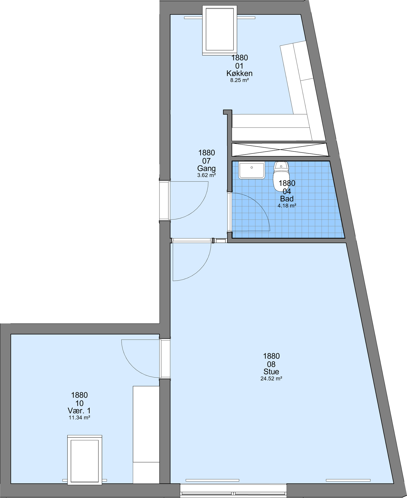 Visual presentation of the listing