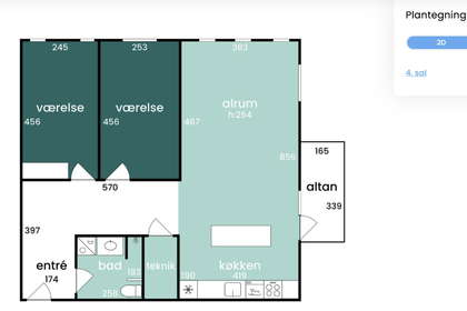 Visual presentation of the listing