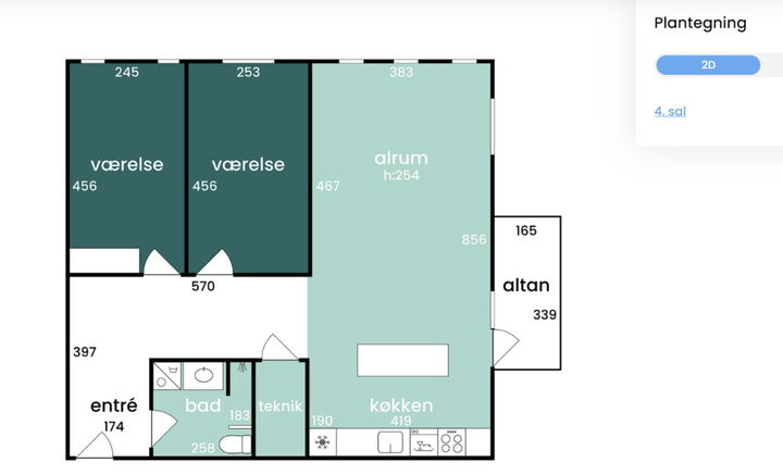 3-room apartment of 108 m² Close to Fields and Metro - Hannemanns Allé, København S - 1