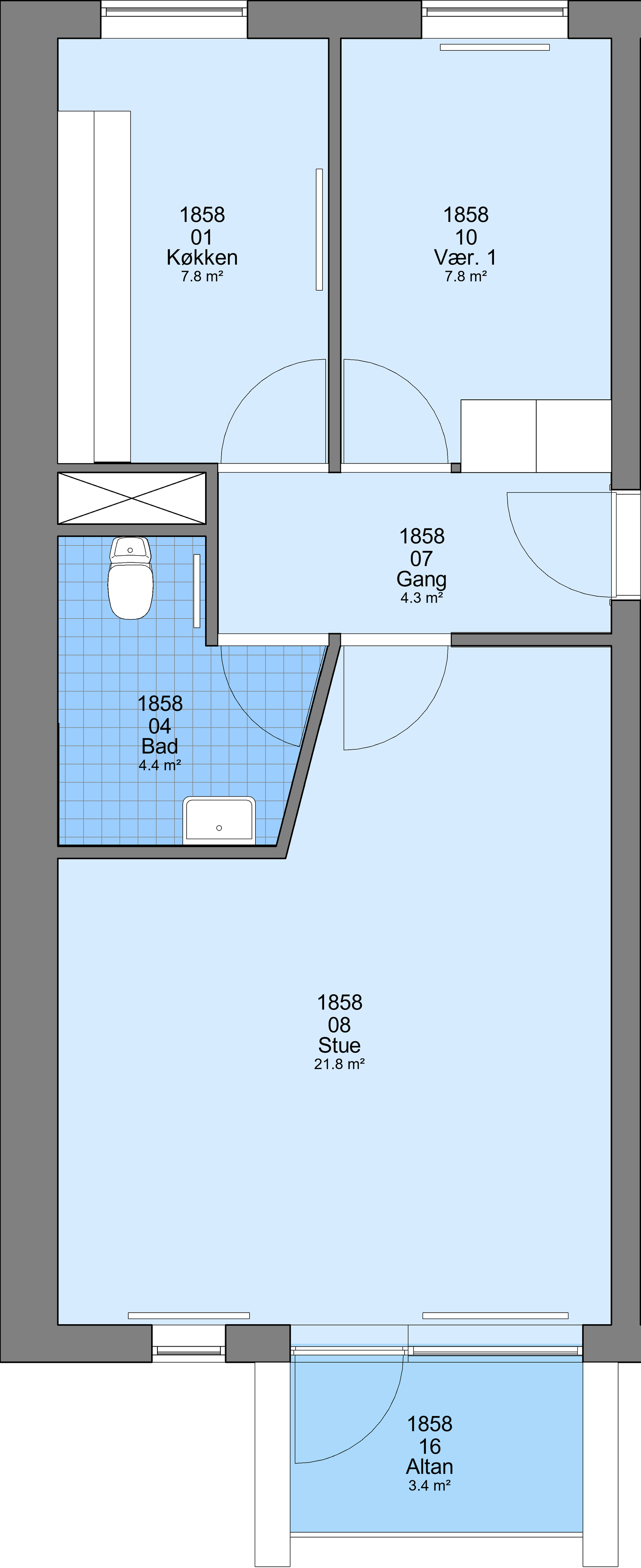 Visual presentation of the listing