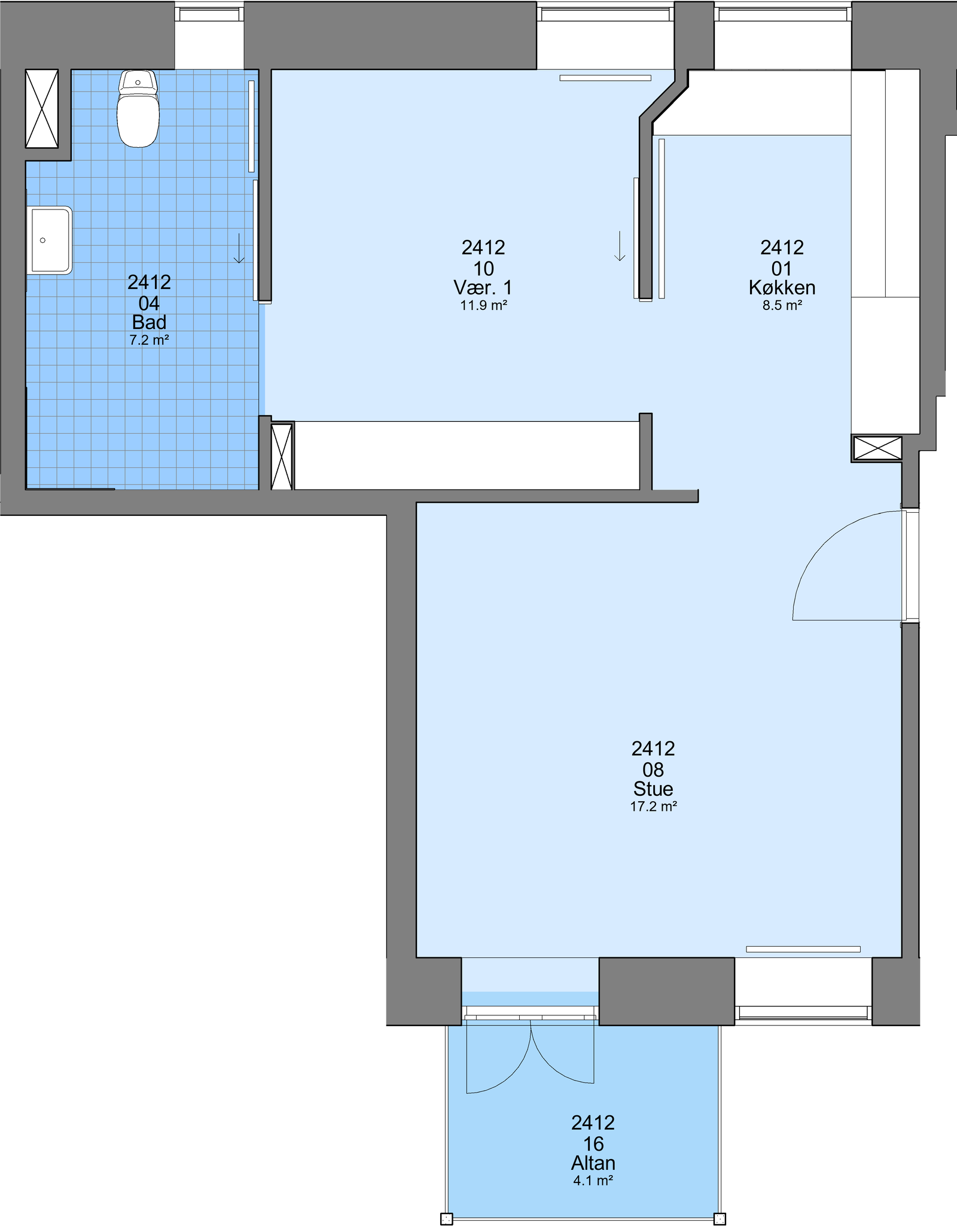 Visual presentation of the listing
