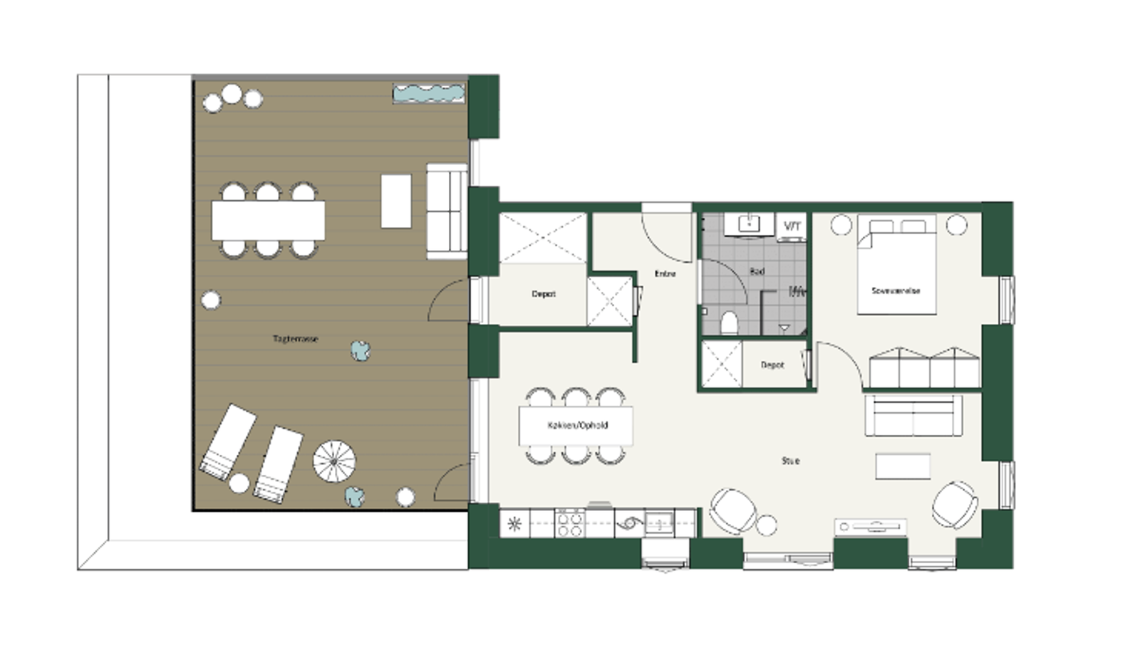 Visual presentation of the listing