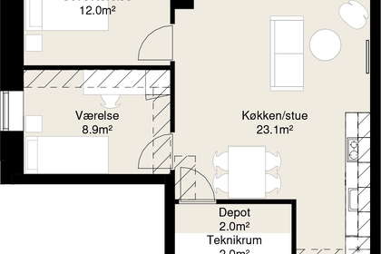 Visual presentation of the listing