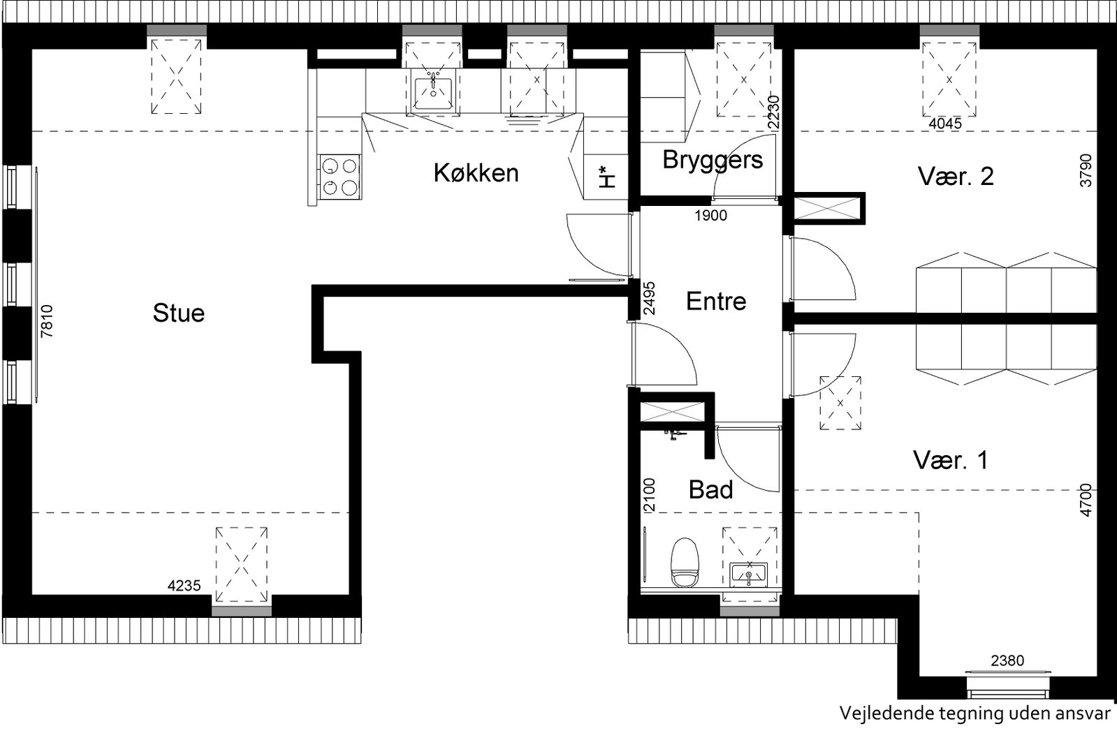 Visual presentation of the listing