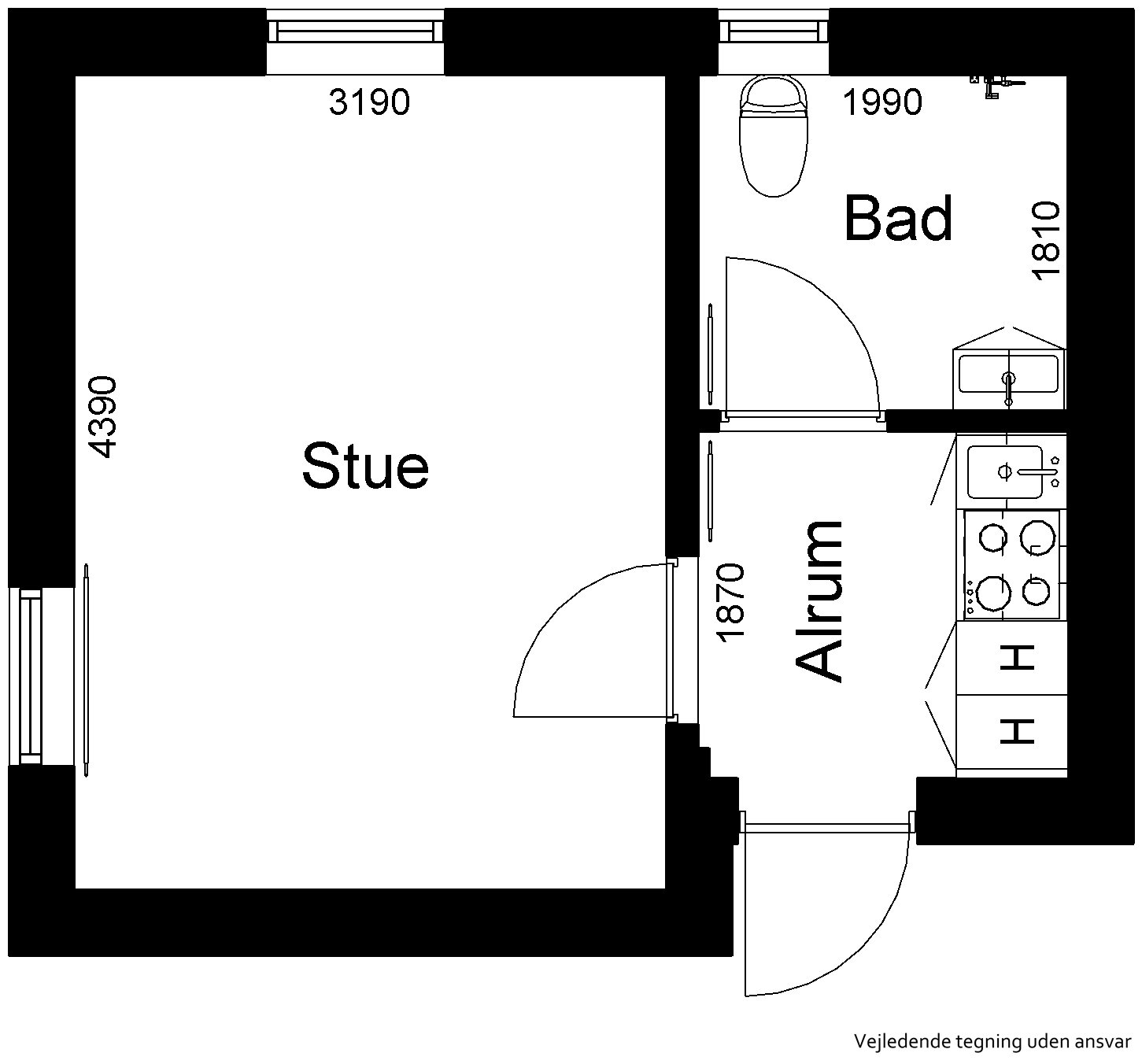 Visual presentation of the listing