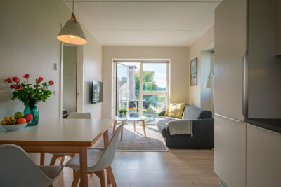 apartment Møbleret 2-værelses bolig med altan eller terrasse