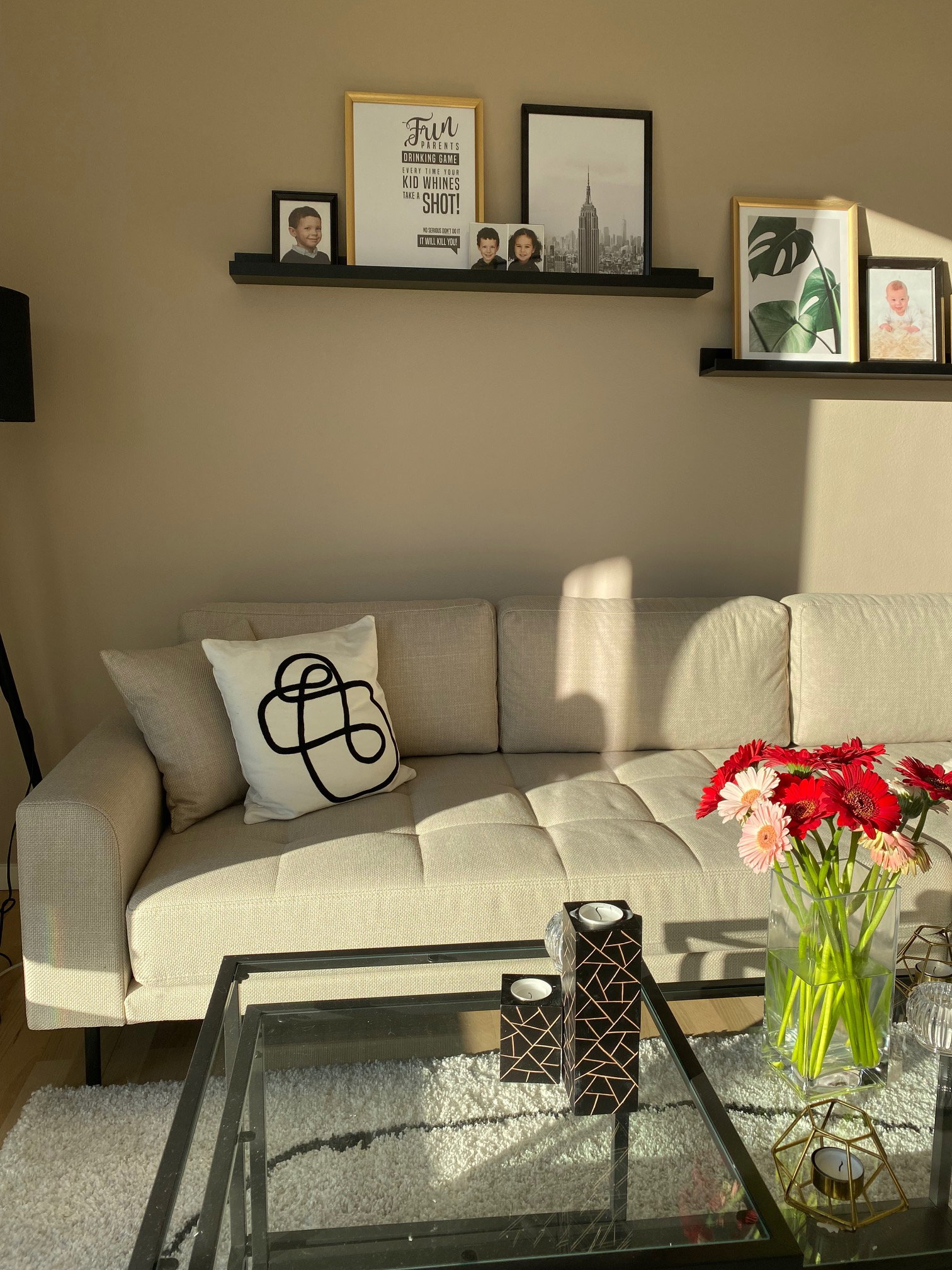 Visual presentation of the listing