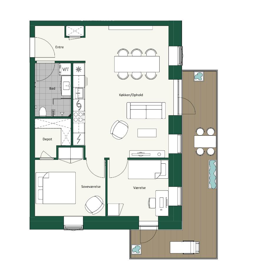 Visual presentation of the listing
