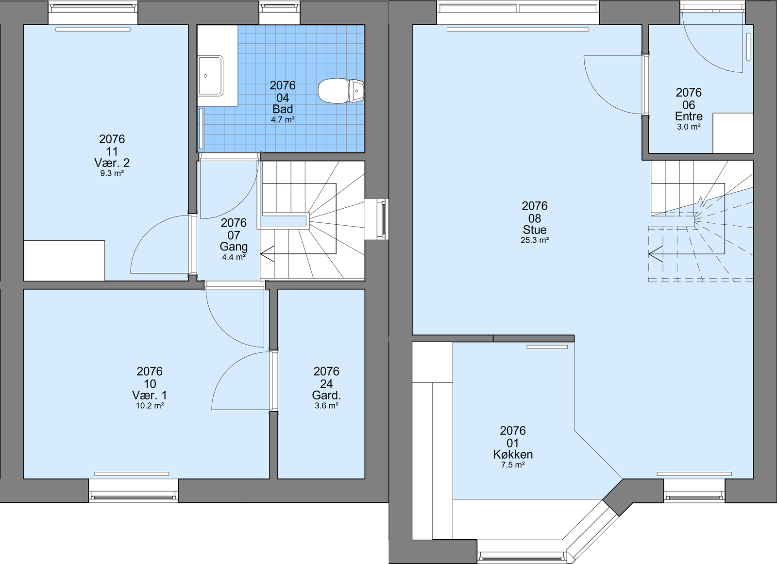 Visual presentation of the listing