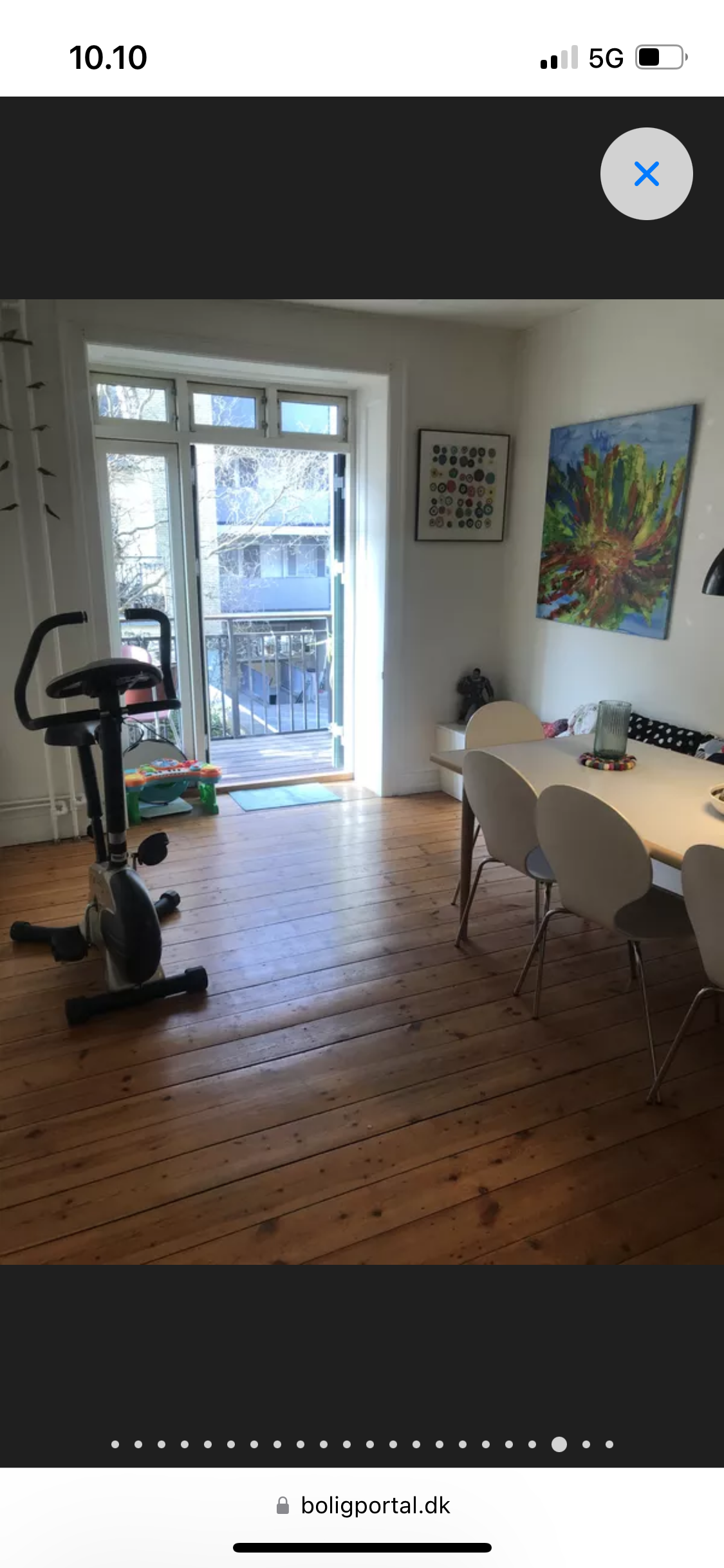 Visual presentation of the listing