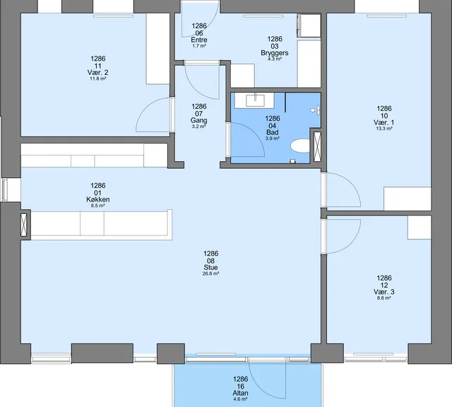 apartment Smoke-free low-energy homes close to nature in Ringkøbing