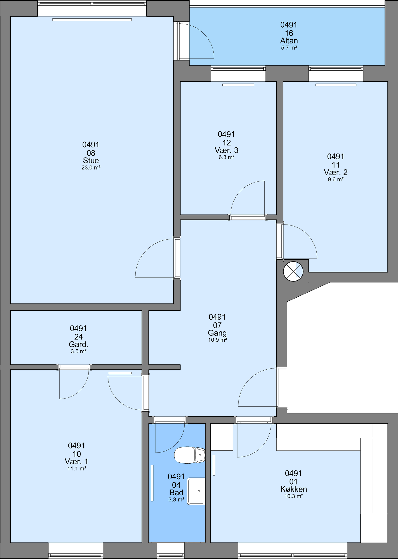 Visual presentation of the listing
