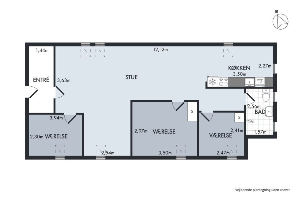 Visual presentation of the listing