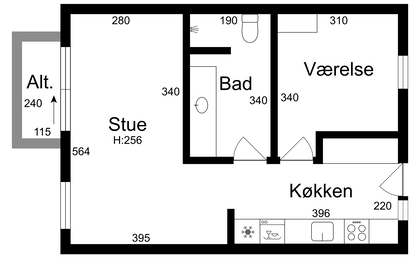Visual presentation of the listing
