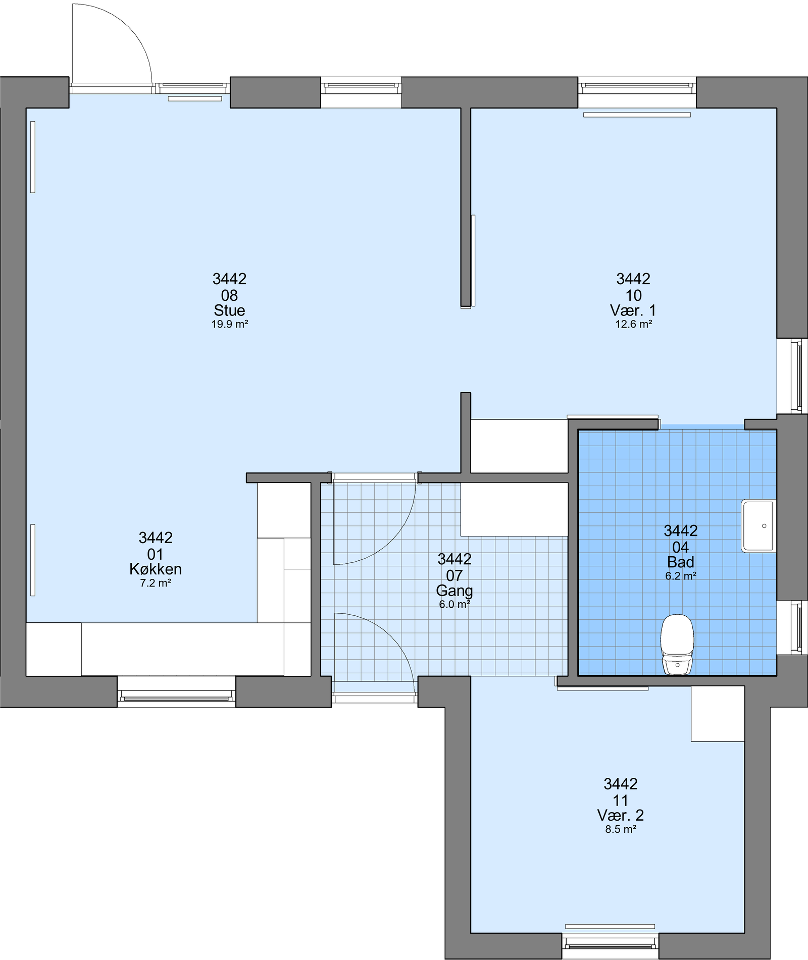 Visual presentation of the listing