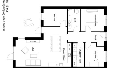 Beautiful 111 m² terraced house - Strandroseparken, Køge - 2