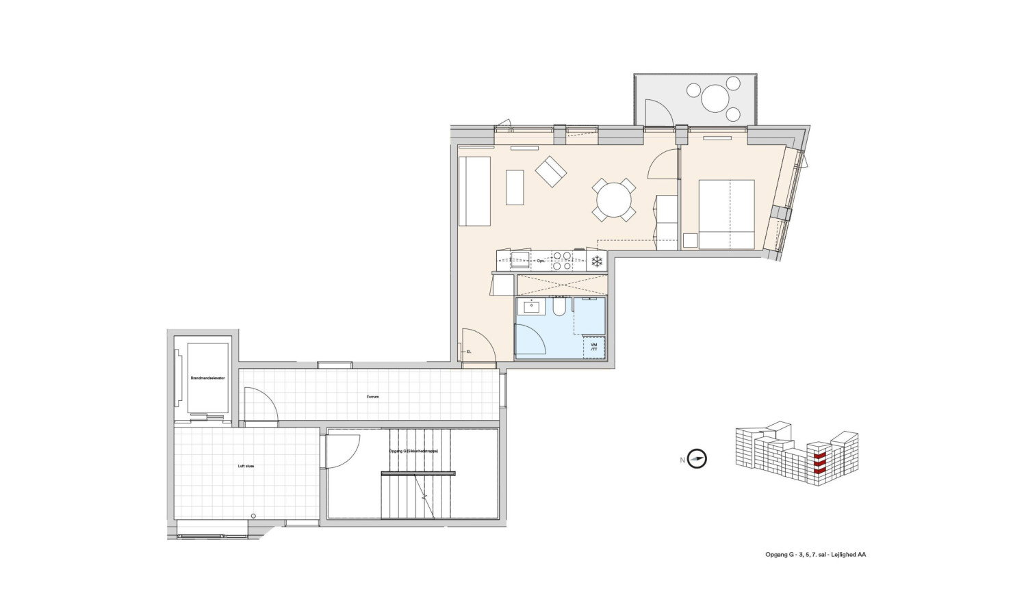 Visual presentation of the listing