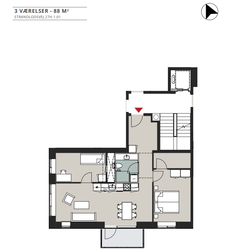 Visual presentation of the listing