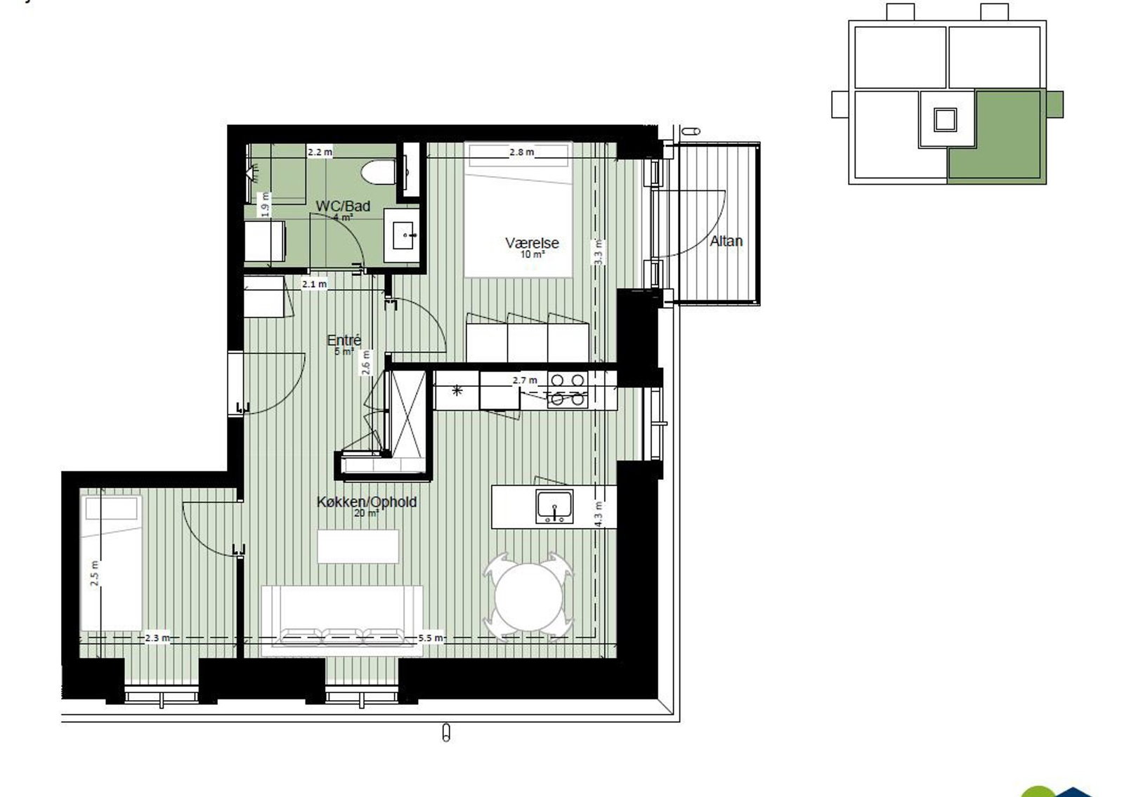 Visual presentation of the listing