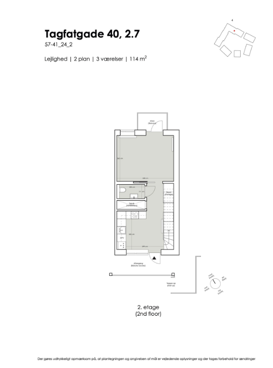 Inviting 3-room apartment with Nordic finish - Tagfatgade, Billund - 3