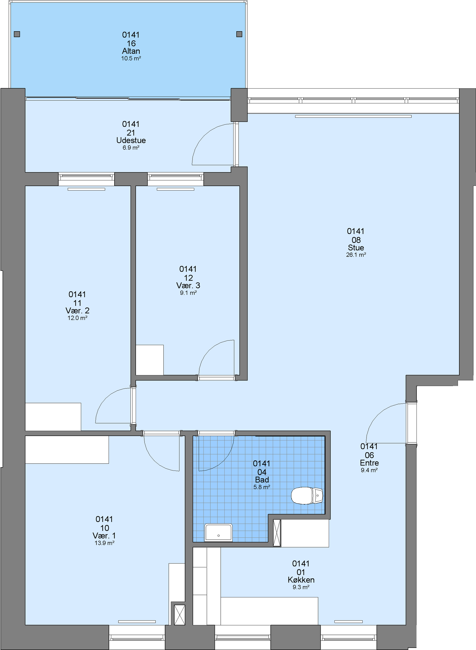 Visual presentation of the listing