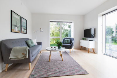 apartment Møbleret lejlighed med to soveværelser og altan