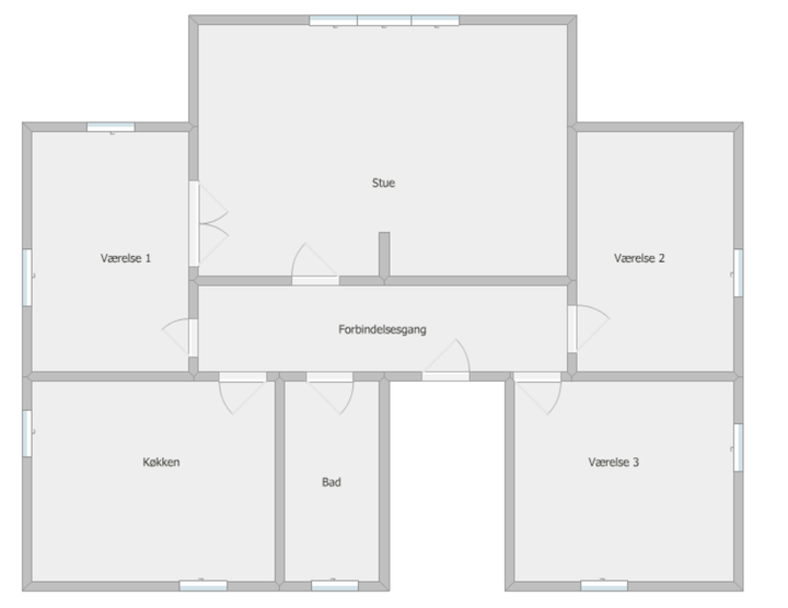 Newly refurbished former bank director's apartment with high ceilings for rent - Slotsvej, Gram - 1
