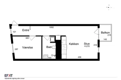 Visual presentation of the listing