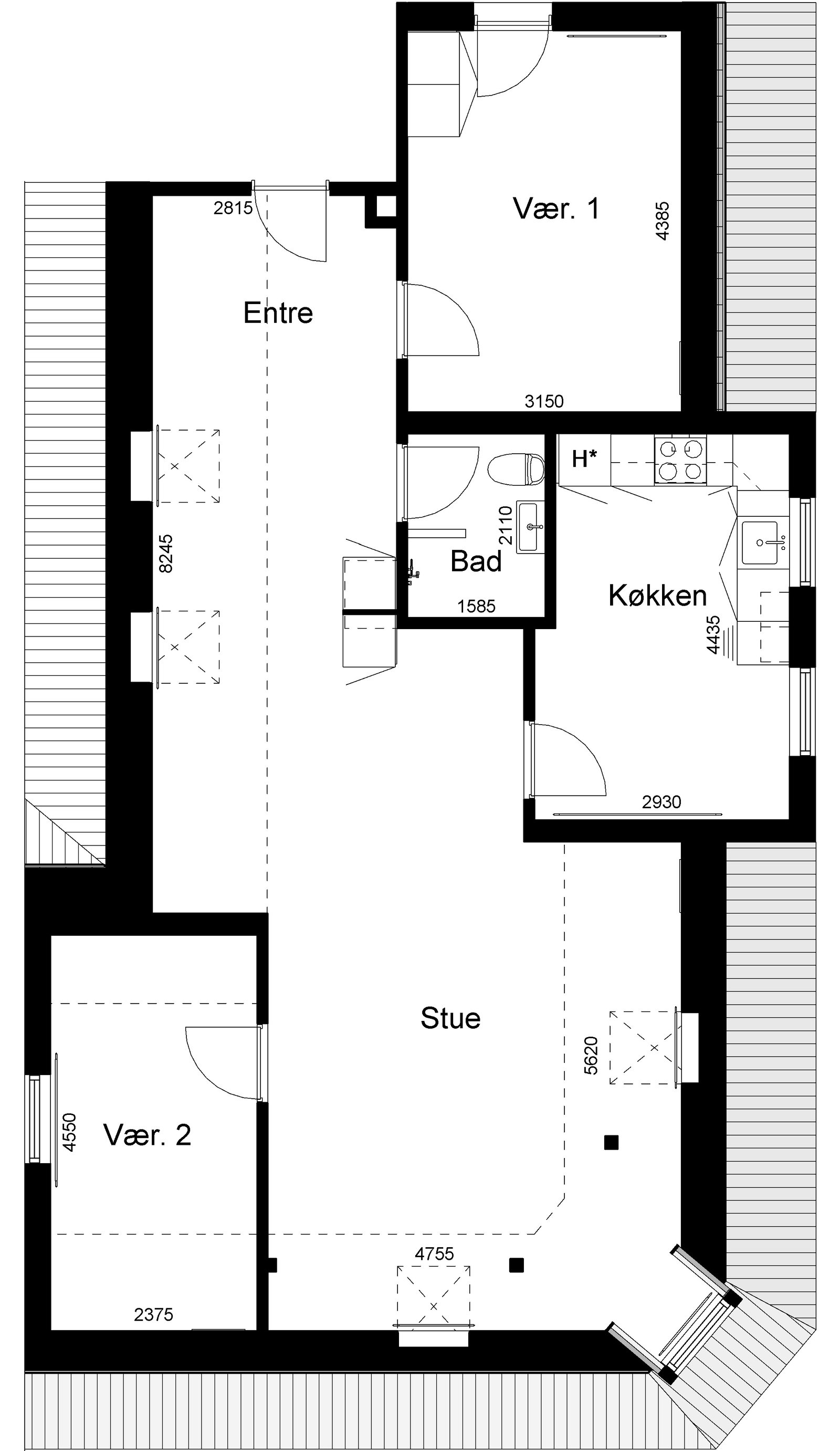 Visual presentation of the listing