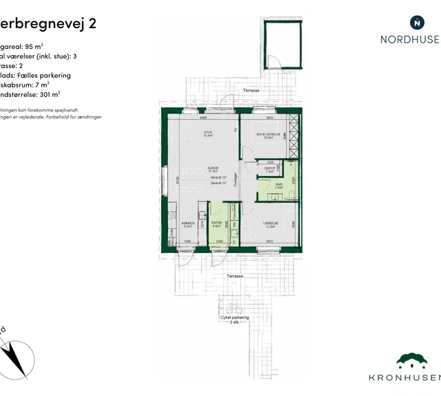townhouse Moderne rækkehus med egen have i Odense NV