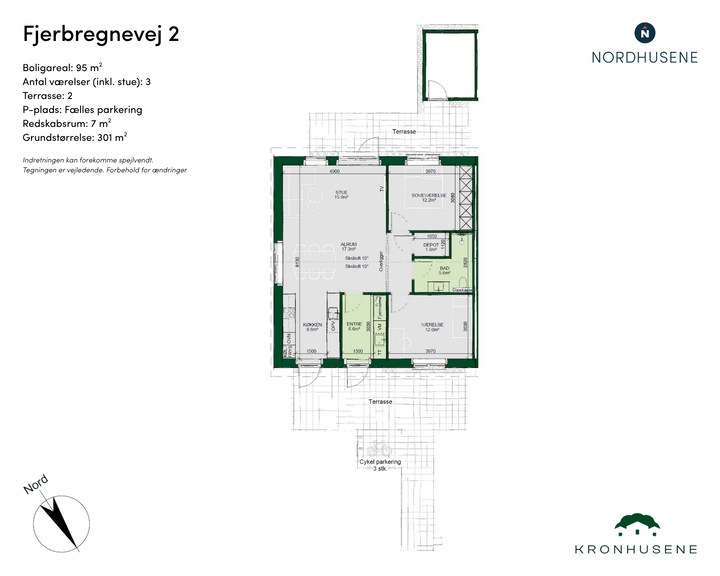 Modern terraced house with private garden in Odense NW - Fjerbregnevej, Odense NV - 0