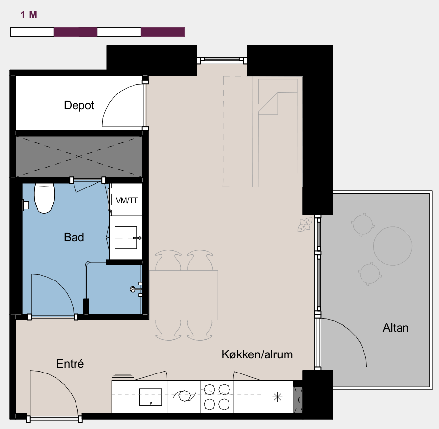 Visual presentation of the listing