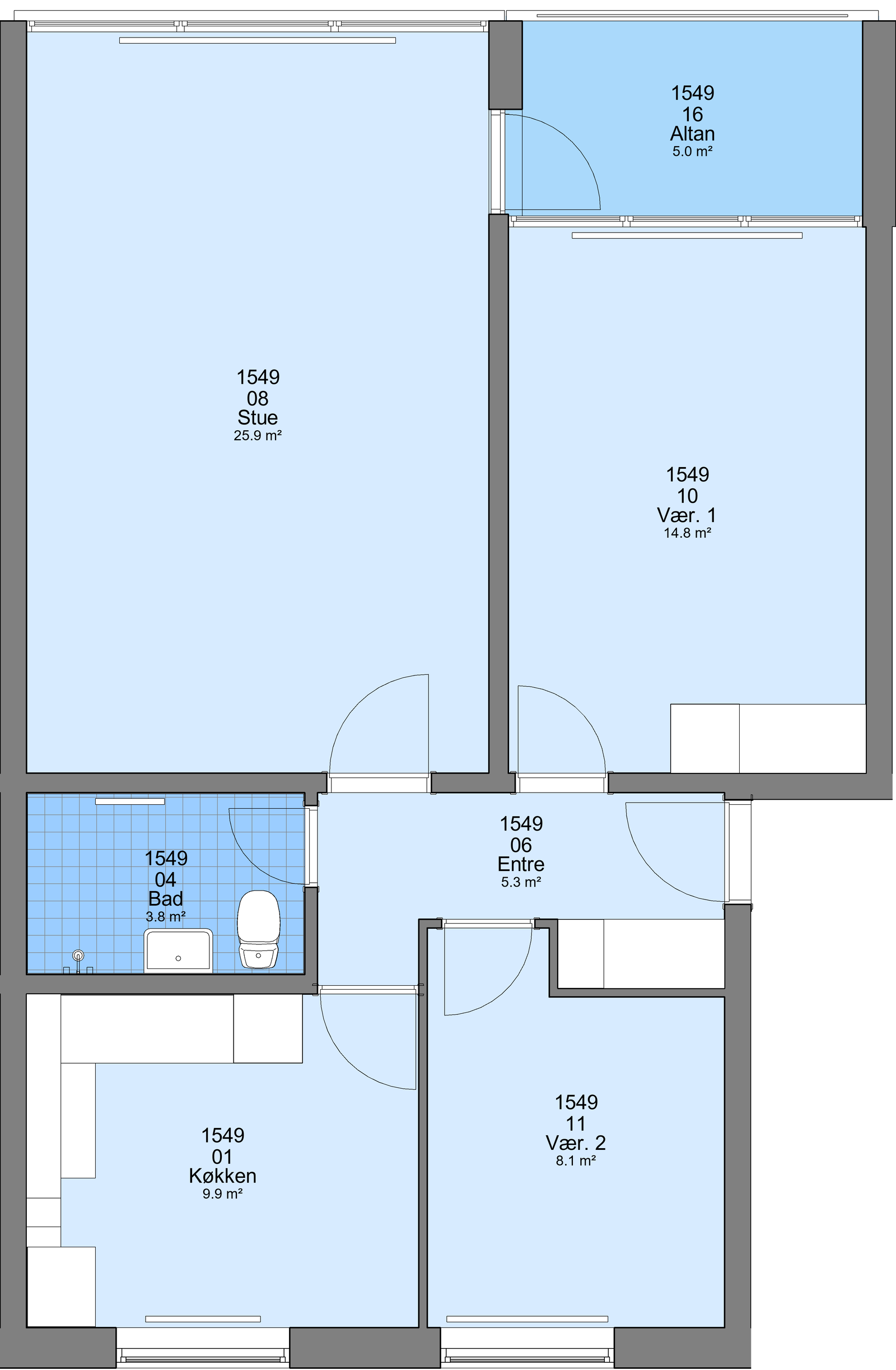 Visual presentation of the listing