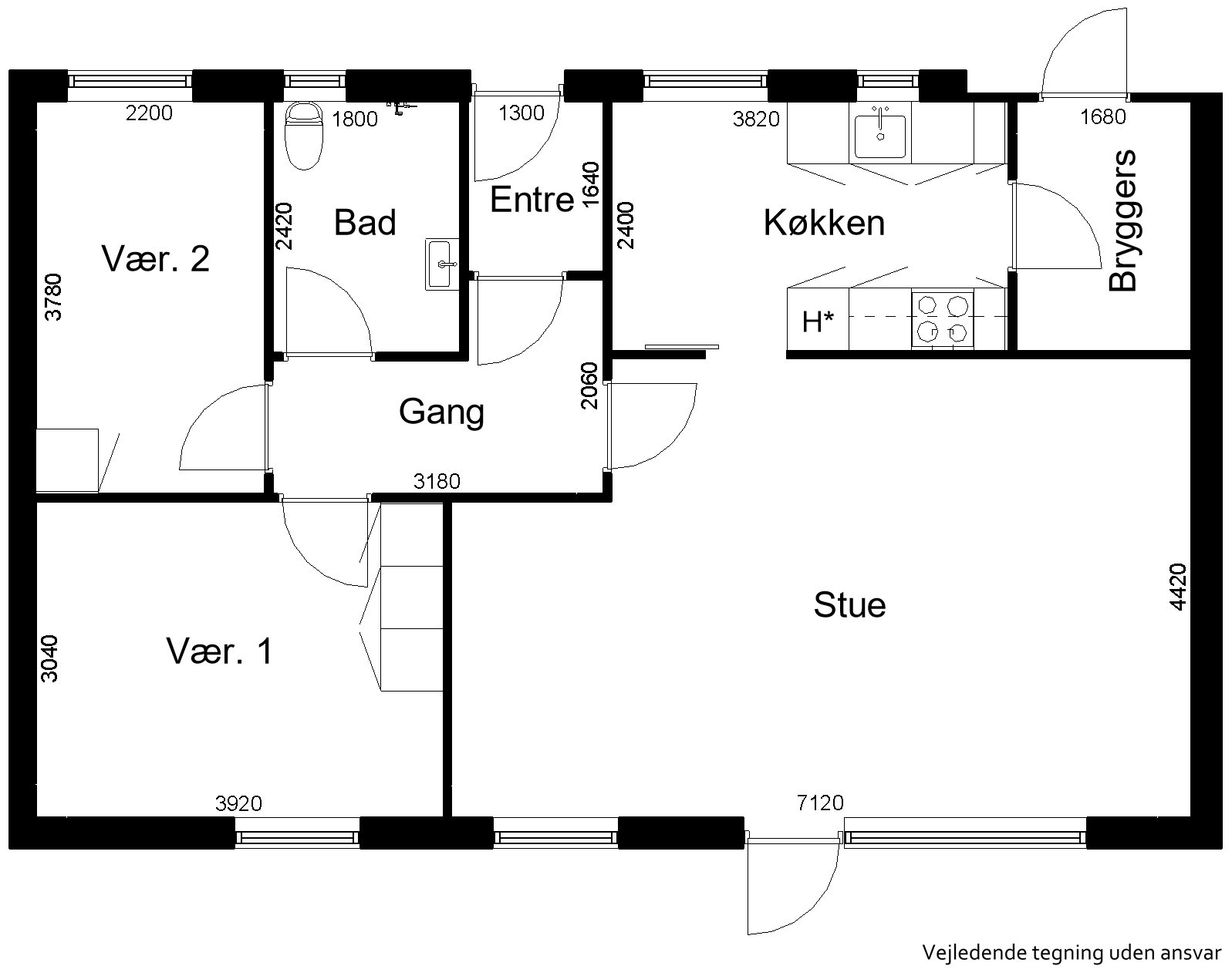 apartment Lejlighed på Søndertoften 18