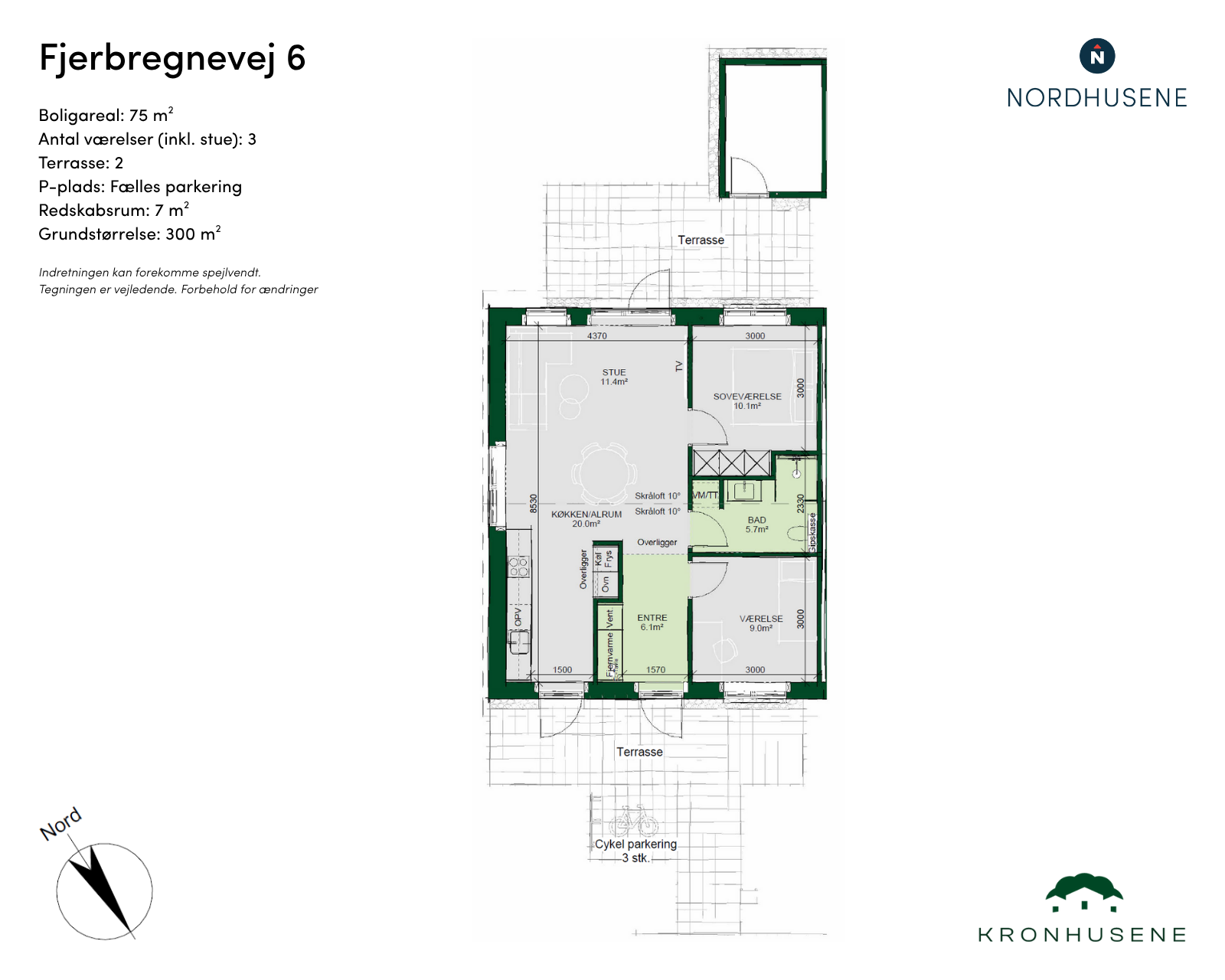 townhouse Moderne rækkehus med 3 værelser i Odense NV