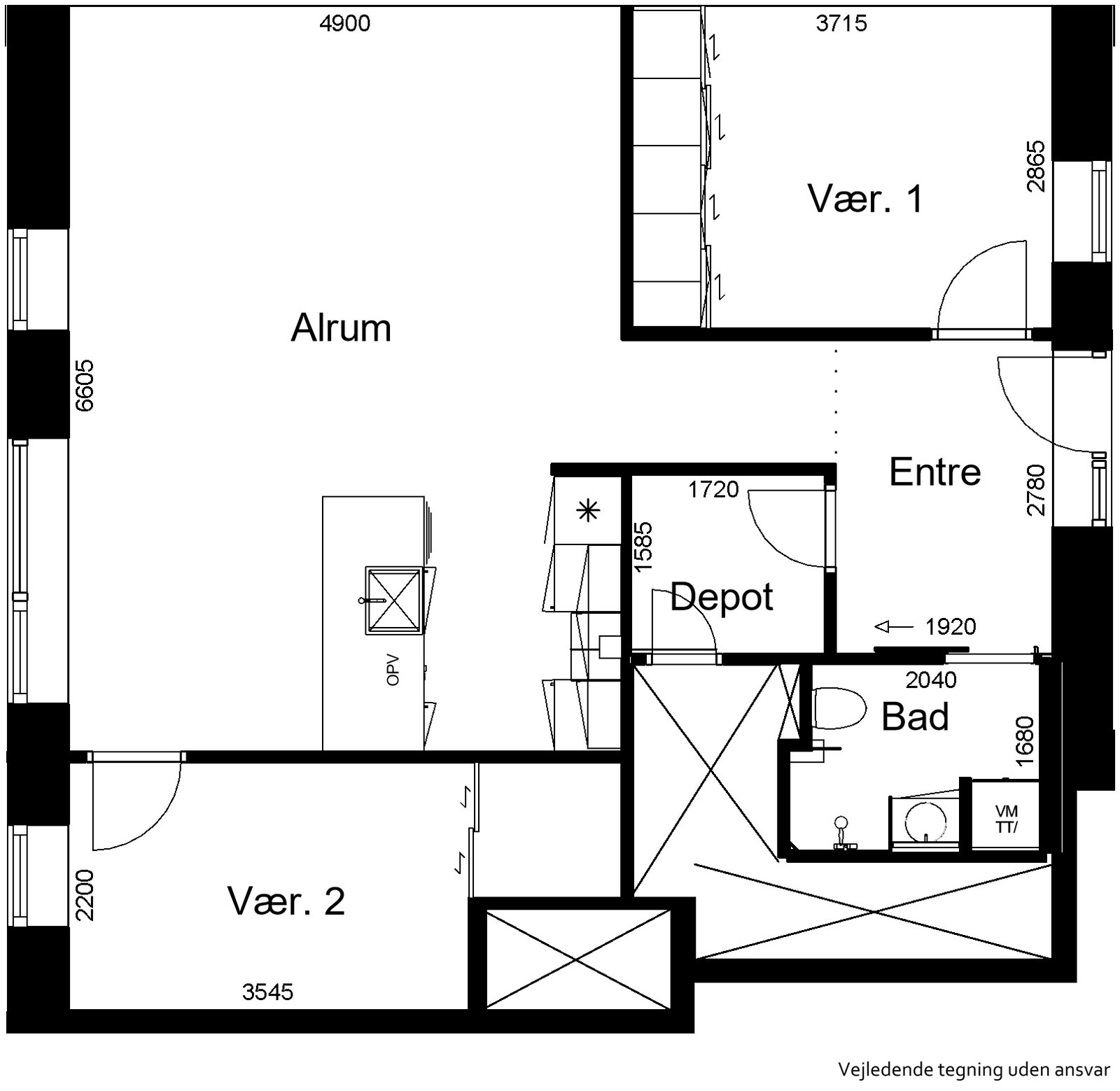 Visual presentation of the listing
