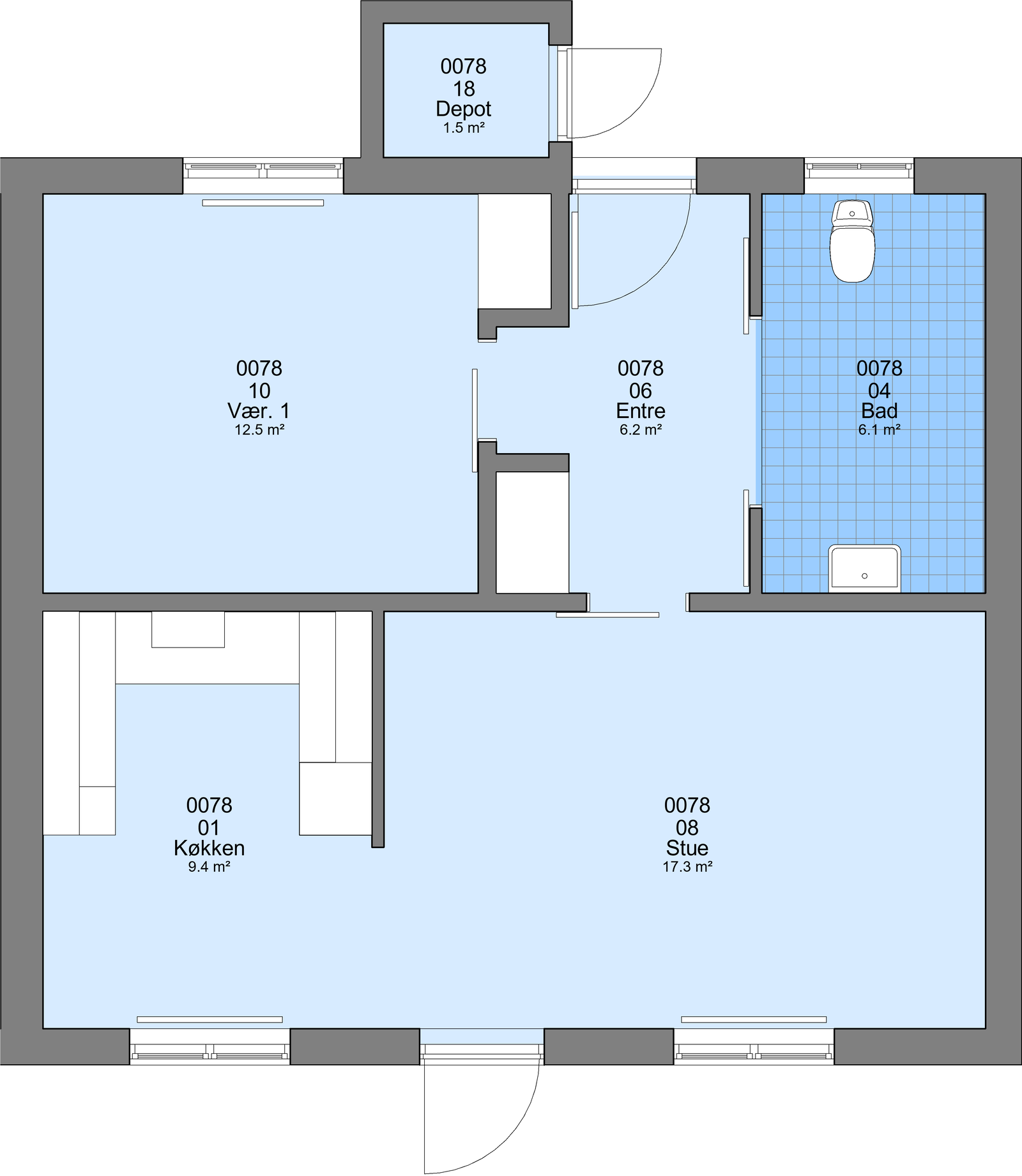Visual presentation of the listing